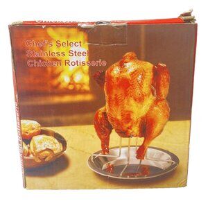 Chicken Roaster Stainless Steel Chicken Rotisserie Brand New Open Box